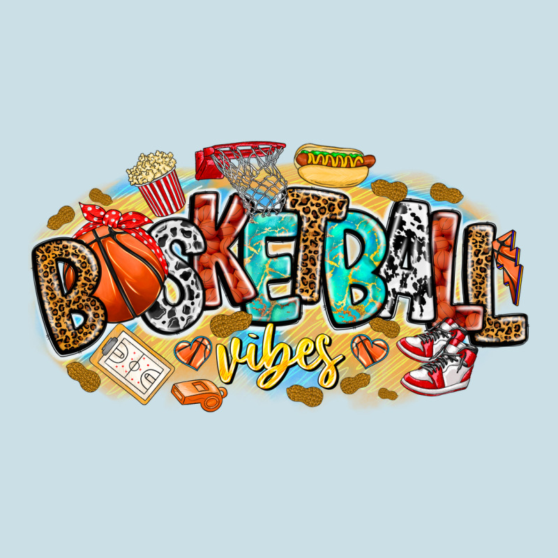 Basketball Vibes Ladies Tee by CowhideDigitalArt | Teevron
