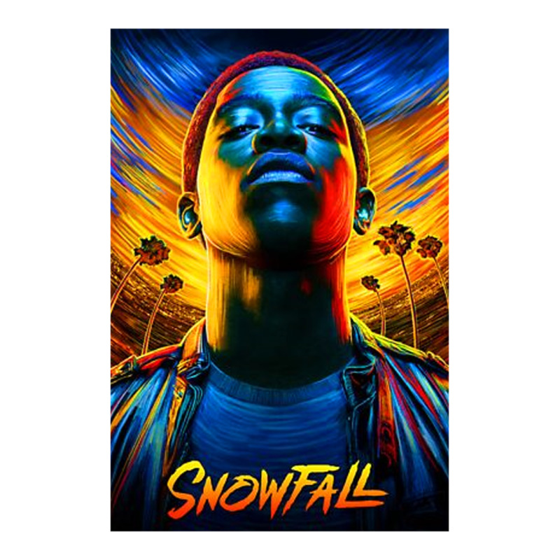 Snowfall Fx Tv Show Urban Heavy Tee by linhVisuals | Teevron