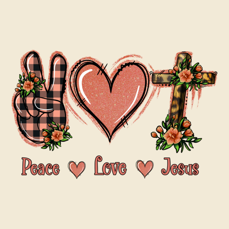 Peace Love Jesus Premium Hoodie by Jasminsmagicworld | Teevron