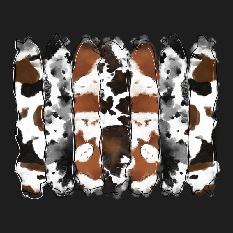 Cowhide Brushstrokes Heavyweight Hoodie by RanaPortraitStore | Teevron