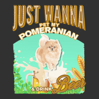 Pommeranian T  Shirt Dog Owner, Just Wanna Pet My Pommeranian & Drink Urban Heavy Tee | Teevron