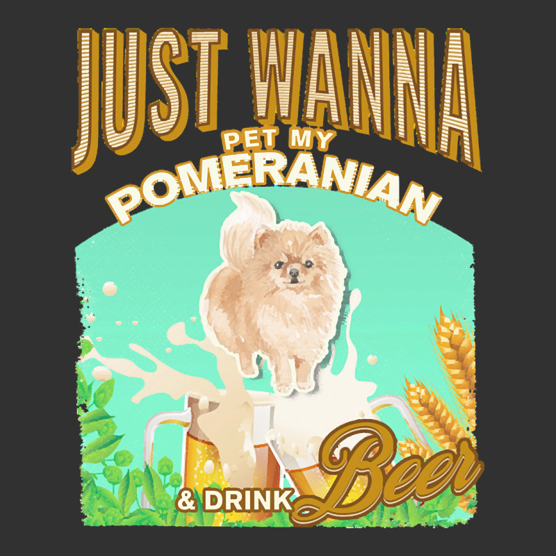 Pommeranian T  Shirt Dog Owner, Just Wanna Pet My Pommeranian & Drink Urban Heavy Tee by linhVisuals | Teevron