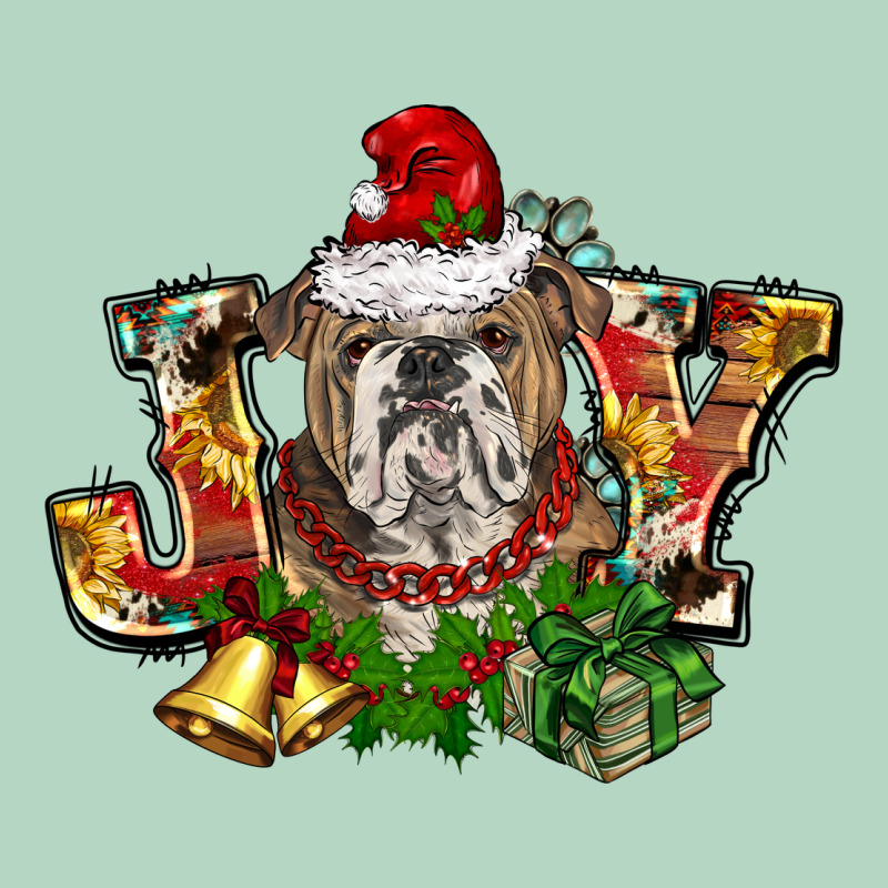 Christmas Joy English Bulldog Classic Tee by BarkalooDesign | Teevron