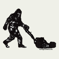Mens Mowing Bigfoot   Golf Course Superintendent Maintenance Turf T Sh Urban Heavy Tee | Teevron
