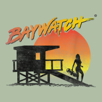 Baywatch Lifeguard Sunset T Shirt Urban Heavy Tee | Teevron