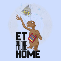 E.t. Phone Home Spaceship Flying Away Premium T Shirt Urban Heavy Tee | Teevron