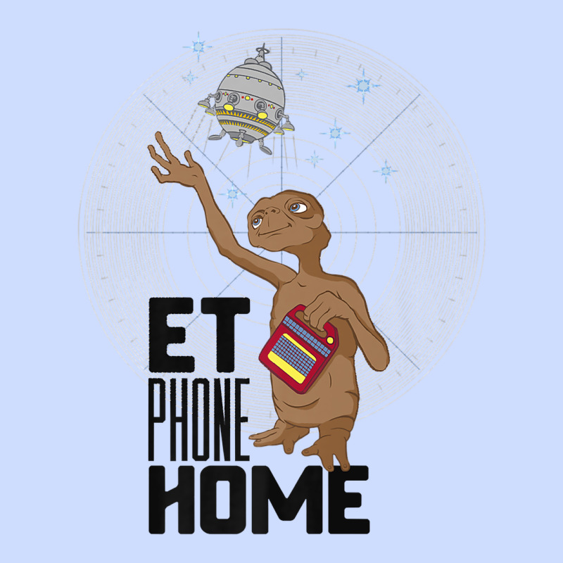 E.t. Phone Home Spaceship Flying Away Premium T Shirt Urban Heavy Tee by linhVisuals | Teevron