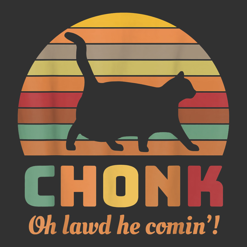 Chonk Cat Scale Meme Retro Oh Lawd He Comin' Memes T Shirt Urban Heavy Tee by linhVisuals | Teevron