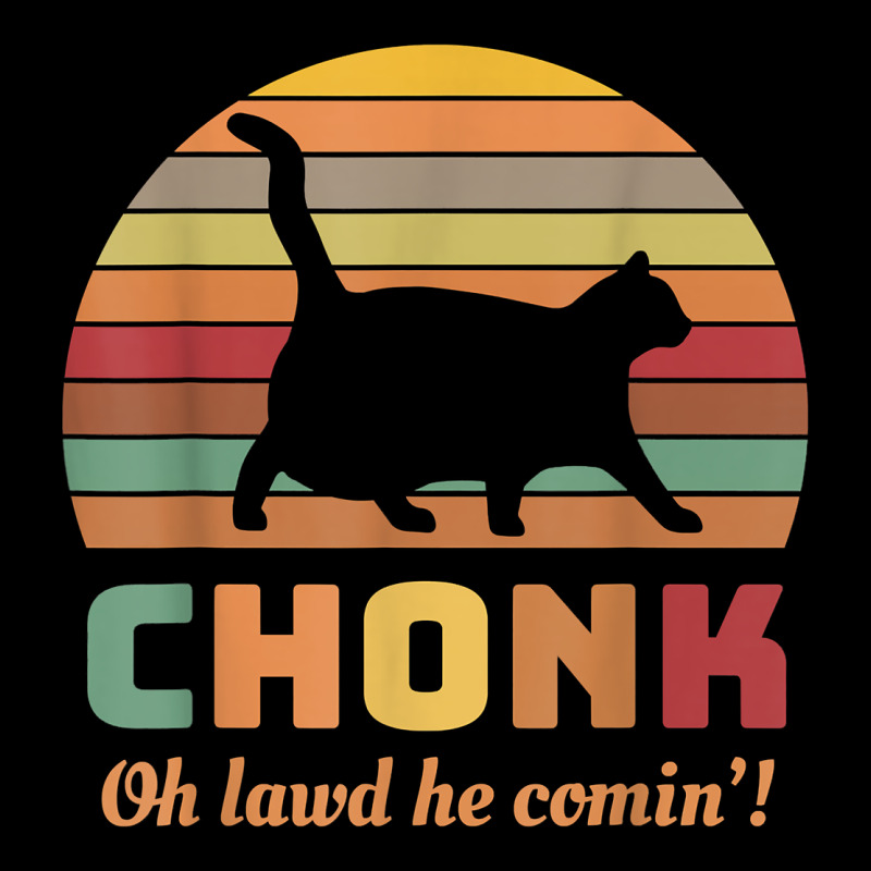 Chonk Cat Scale Meme Retro Oh Lawd He Comin' Memes T Shirt Urban Heavy Tee by linhVisuals | Teevron