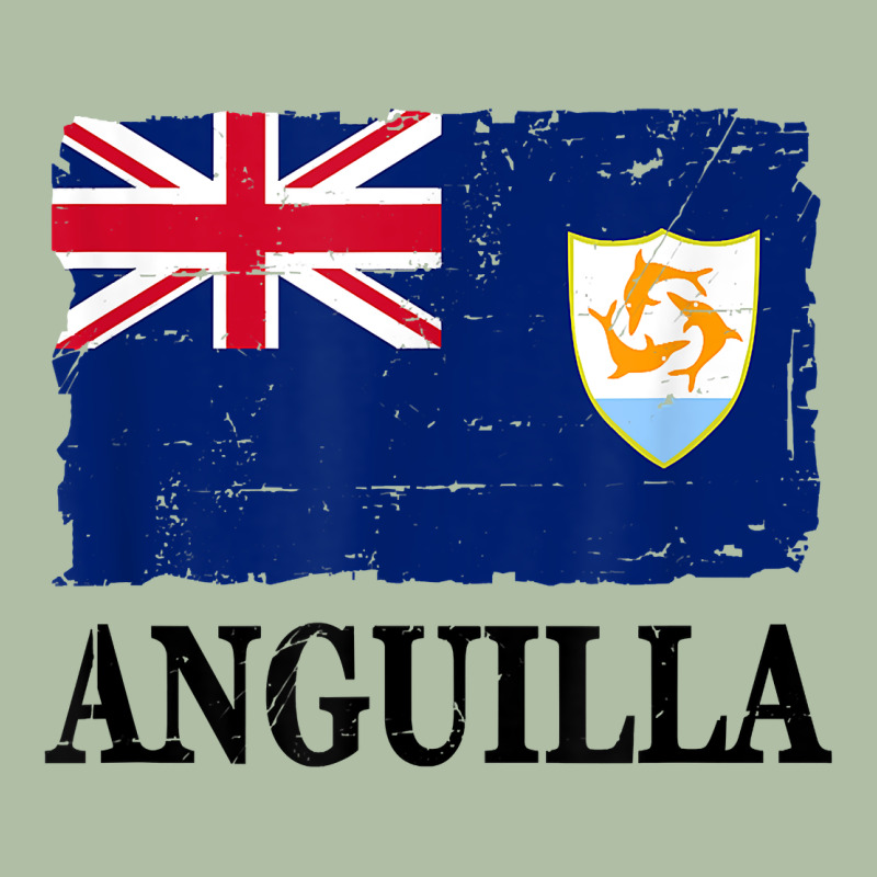 Flag Of Anguilla   Anguilla Banner T Shirt Urban Heavy Tee by linhVisuals | Teevron