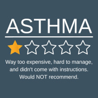 Funny Asthma Awareness One Star Rating Inhaler Wheezy Breath T Shirt Urban Heavy Tee | Teevron