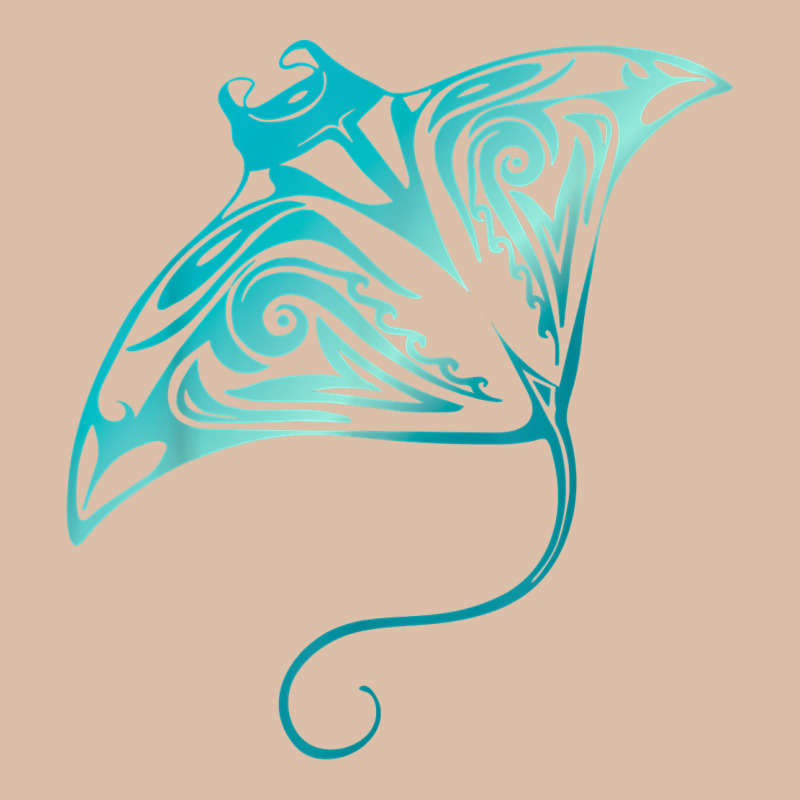 Hawaii Tribal Manta Ray Hawaiian Shirt Shark Lover T Shirt Urban Heavy Tee by linhVisuals | Teevron