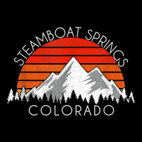 Retro Vintage Steamboat Springs Colorado Distressed T Shirt Urban Heavy Tee | Teevron