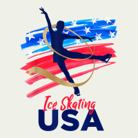 Ice Skating Dance Support The Team Tshirt Usa Flag T Shirt Urban Heavy Tee | Teevron