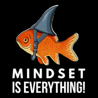 Mindset Motivational Quote Cute Goldfish Shark Fish T Shirt Urban Heavy Tee | Teevron
