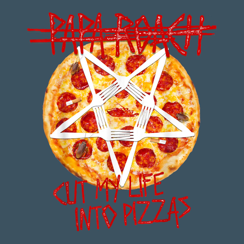 Papa Roach   Official Merchandise  Cut My Life Into Pizzas T Shirt Urban Heavy Tee by linhVisuals | Teevron