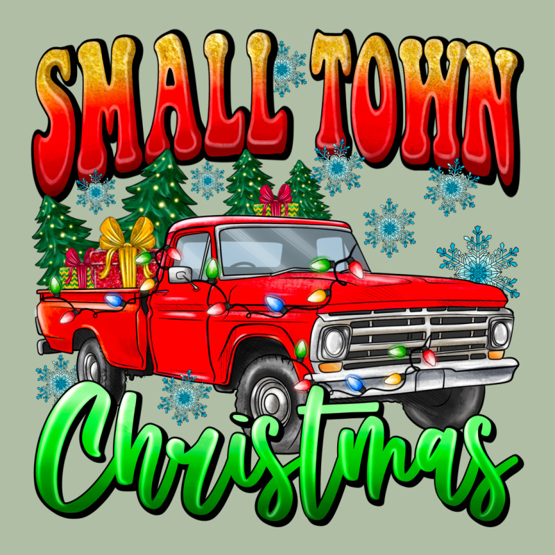 Small Town Christmas Urban Heavy Tee by CowhideDigitalArt | Teevron