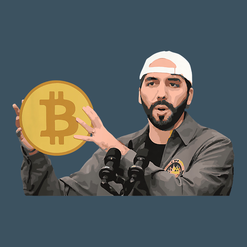 El Salvador Bitcoin Bukele Legal Tender Cryptocurrency Btc T Shirt Urban Heavy Tee by linhVisuals | Teevron