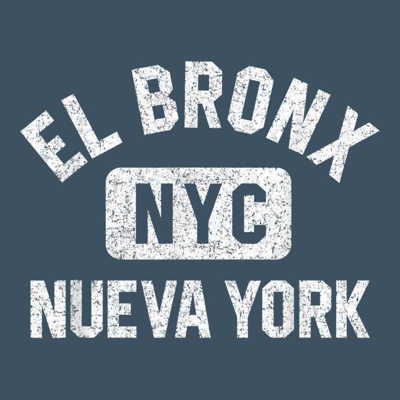 El Bronx Nueva York Nyc Gym Style Distressed White Print T Shirt Urban Heavy Tee by linhVisuals | Teevron