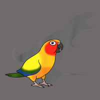 Cute Screaming Parrot, Birb Memes, Funny T Rex Sun Conure T Shirt Urban Heavy Tee | Teevron