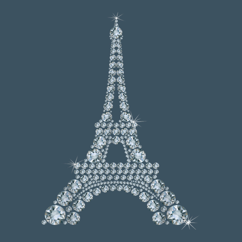 Eiffel Tower With Diamonds The Parisian French Love Sign T Shirt Urban Heavy Tee by linhVisuals | Teevron