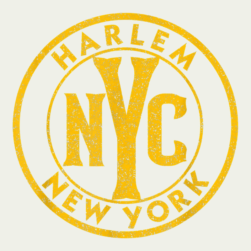 Harlem New York Nyc Vintage Sign Distressed Amber Print T Shirt Urban Heavy Tee by linhVisuals | Teevron