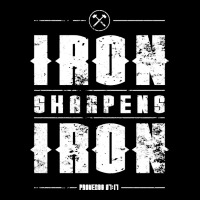 Iron Sharpens Iron Proverbs Christian Bible Verse Religious Pullover H Urban Heavy Tee | Teevron