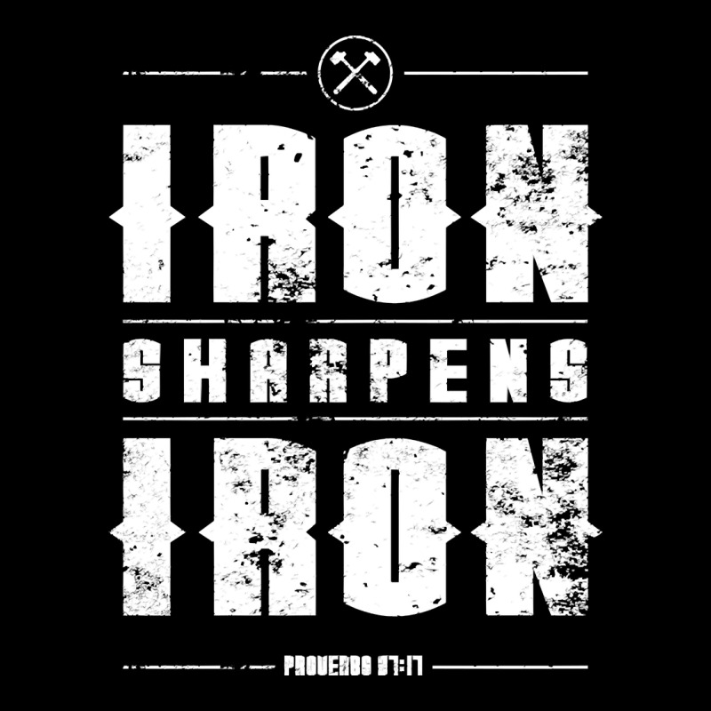 Iron Sharpens Iron Proverbs Christian Bible Verse Religious Pullover H Urban Heavy Tee by linhVisuals | Teevron