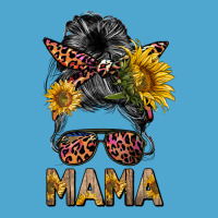 Mess Bun Mama Sunflowers Premium Hoodie | Teevron