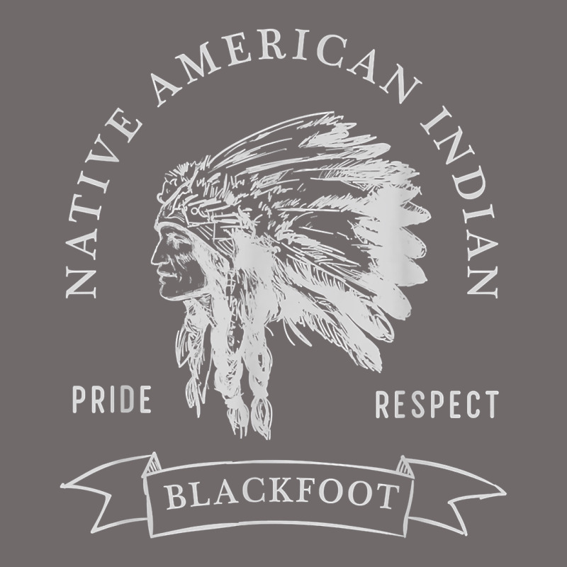 Blackfoot Tribe Native American Indian Pride Respect Darker T Shirt Urban Heavy Tee by linhVisuals | Teevron