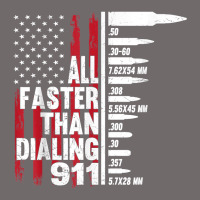 All Faster Than Dialing 911 American Flag Gun Lover For Men T Shirt Urban Heavy Tee | Teevron