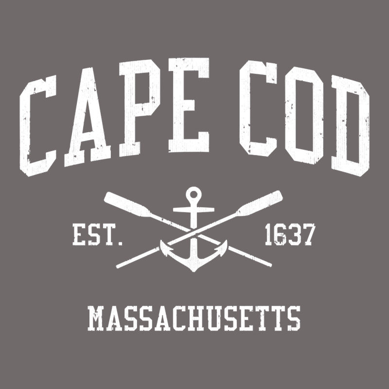 Cape Cod Ma Vintage Crossed Oars & Boat Anchor Sports Sweatshirt Urban Heavy Tee by linhVisuals | Teevron
