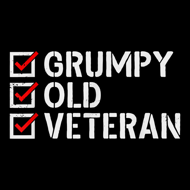 Grumpy Old Veteran Patriotic American Military Veteran T Shirt Urban Heavy Tee by linhVisuals | Teevron