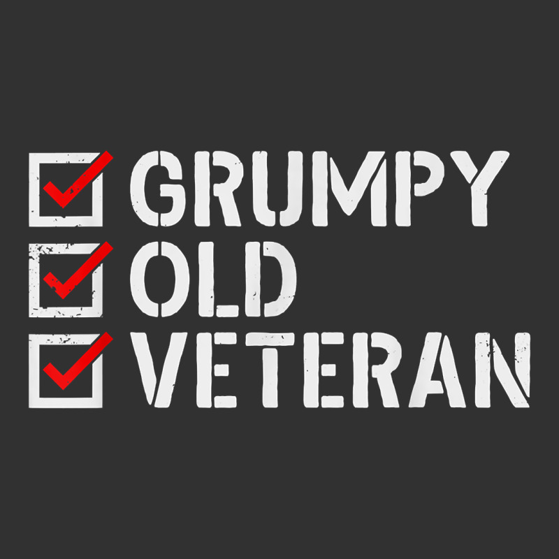 Grumpy Old Veteran Patriotic American Military Veteran T Shirt Urban Heavy Tee by linhVisuals | Teevron