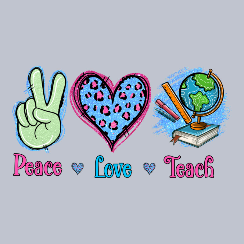 Peace Love Teach Premium Hoodie by Jasminsmagicworld | Teevron