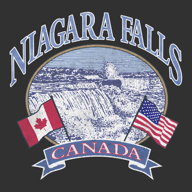 Americana Niagara Falls Scene Canada America Flags Sweatshirt Urban Heavy Tee by linhVisuals | Teevron