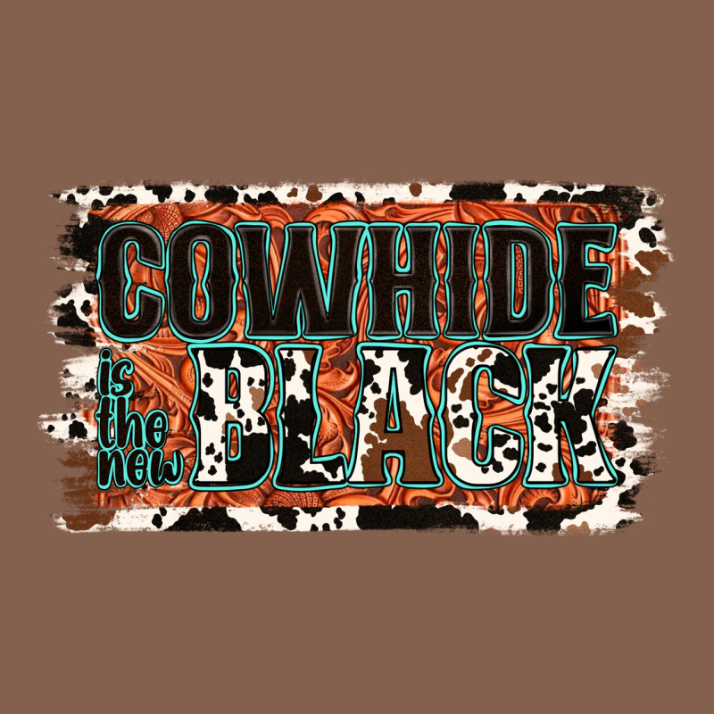 Cowhide Is The New Black Zipper Hoodie by Jasminsmagicworld | Teevron