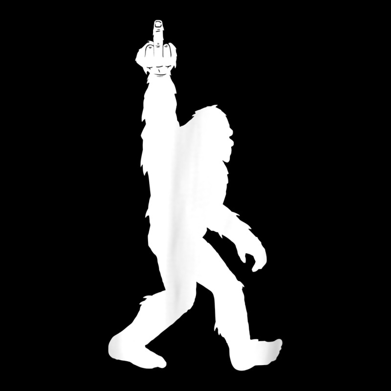 Funny Bigfoot Middle Finger For Squatch Believers T Shirt Urban Heavy Tee by linhVisuals | Teevron