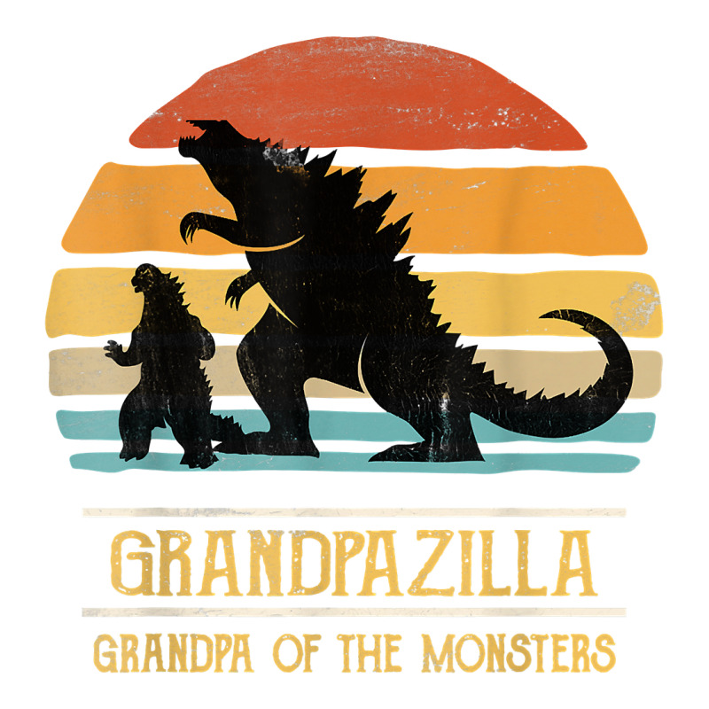 Mens Grandpazilla Grandpa Of Monsters Retro Halloween Christmas T Shir Urban Heavy Tee by linhVisuals | Teevron