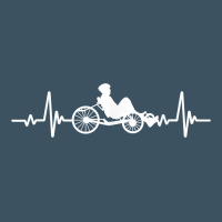 Great Recumbent Bike Heartbeat Design Cycling T Shirt Urban Heavy Tee | Teevron