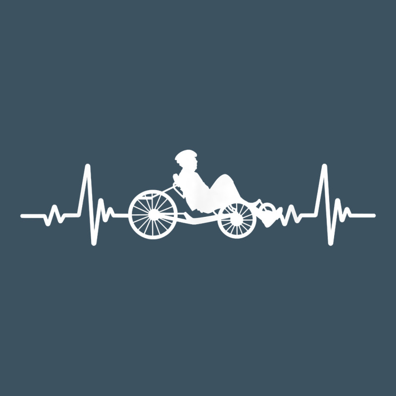 Great Recumbent Bike Heartbeat Design Cycling T Shirt Urban Heavy Tee by linhVisuals | Teevron