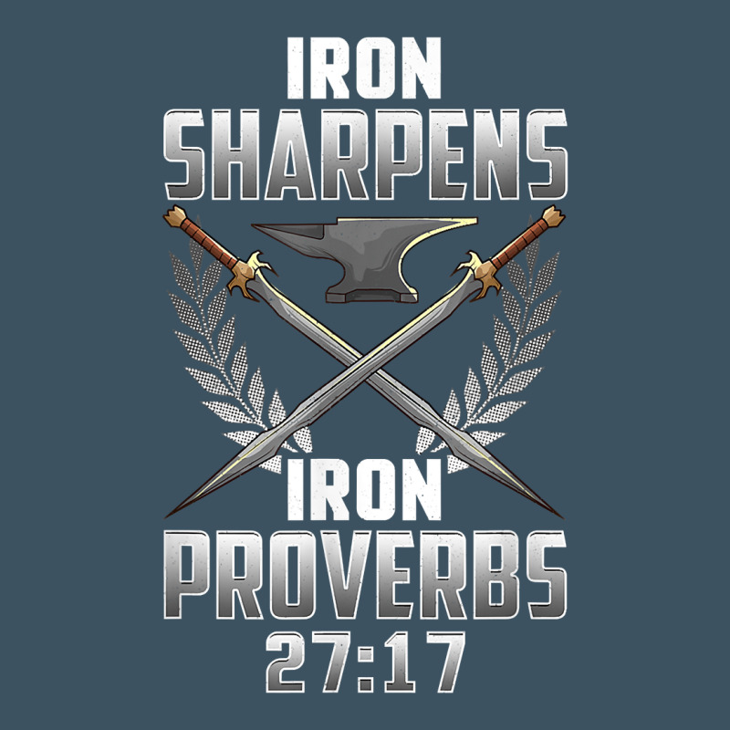 Iron Sharpens Iron Quote Proverbs 2717 Christian Cool Gift T Shirt Urban Heavy Tee by linhVisuals | Teevron