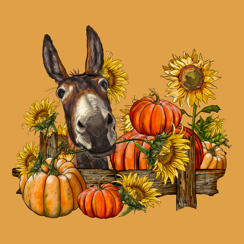Donkey Sunflower And Pumpkin Farm Premium Hoodie by BarkalooDesign | Teevron