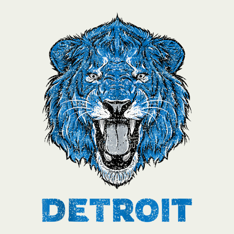 Funny Vintage Lion Face Head Detroit Gifts Tank Top Urban Heavy Tee by linhVisuals | Teevron