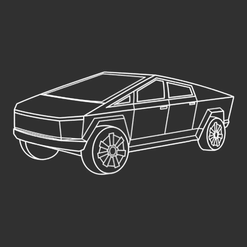 Cybertrucks Line Art Pocket Futuristic Ev Truck Cyber Design T Shirt Urban Heavy Tee by linhVisuals | Teevron