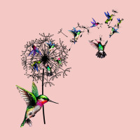 Bird Hummingbird Dandelion Flowers Shirt For Women Men T Shirt Urban Heavy Tee | Teevron