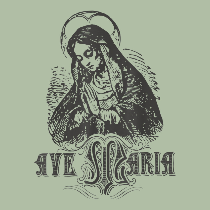 Ave Maria Schubert Latin Mass Blessed Mother Hail Mary Lady T Shirt Urban Heavy Tee by linhVisuals | Teevron