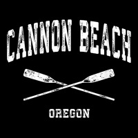Cannon Beach Oregon Vintage Nautical Crossed Oars T Shirt Urban Heavy Tee | Teevron