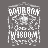 Bourbon Goes In Wisdom Comes Out Funny Whiskey Lover Gift Premium T Sh Urban Heavy Tee | Teevron