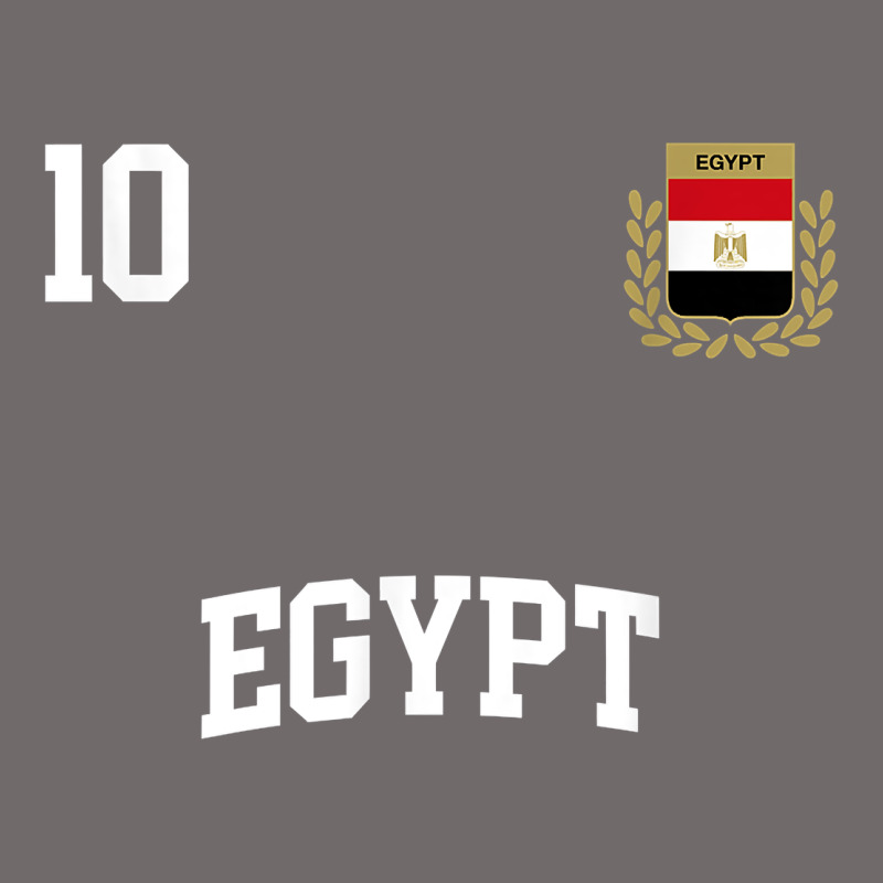 Egypt Team Sports Number 10 Soccer Egyptian Flag T Shirt Urban Heavy Tee by linhVisuals | Teevron